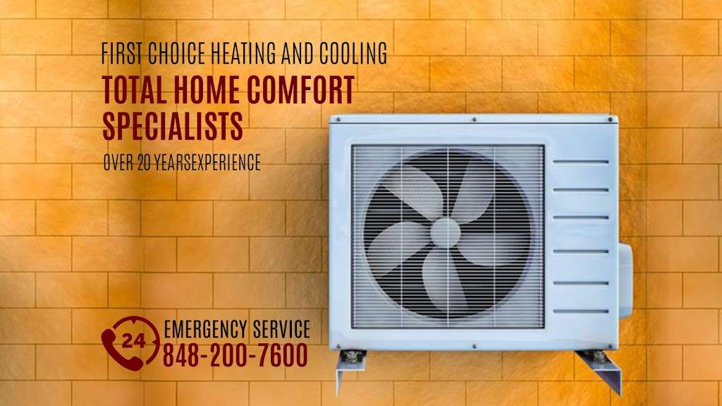 First Choice Heating and Cooling | 120 Liberty St, Metuchen, NJ 08840, USA | Phone: (848) 200-7600