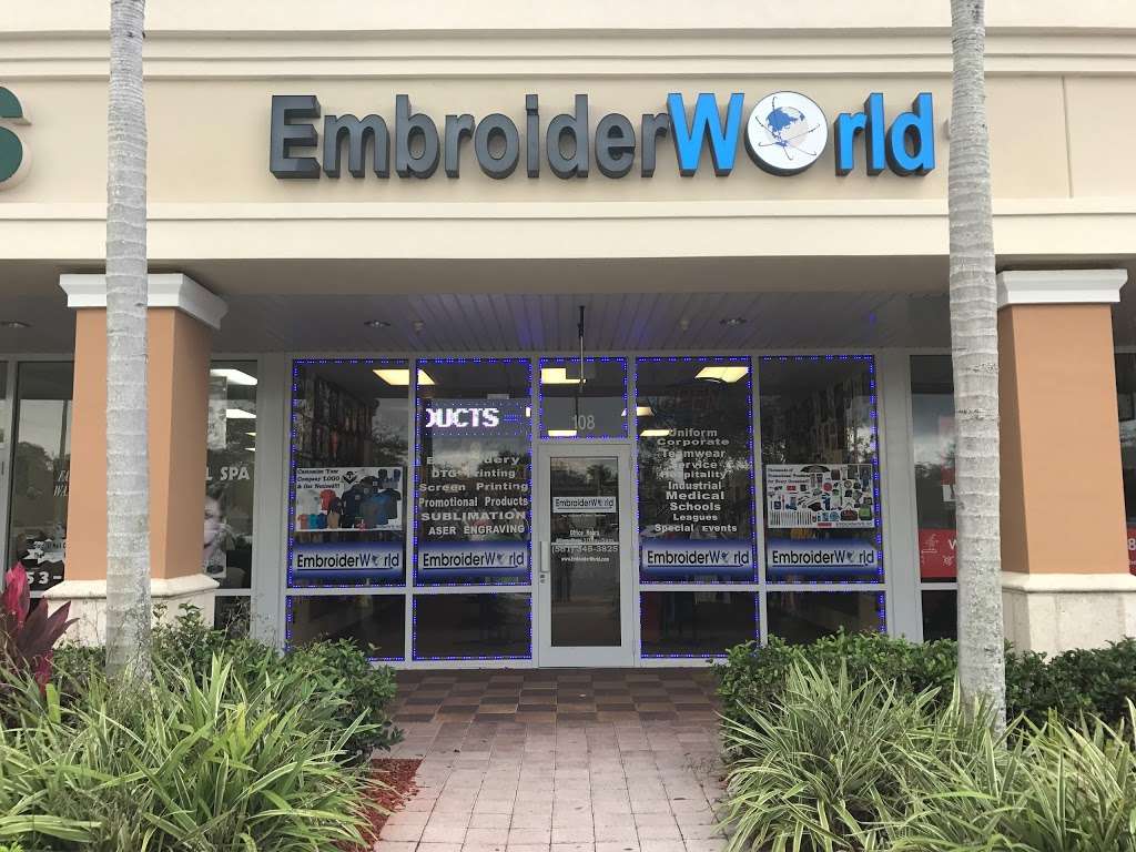 Embroider World | 8993 Okeechobee Blvd #108, West Palm Beach, FL 33411, USA | Phone: (561) 345-3825