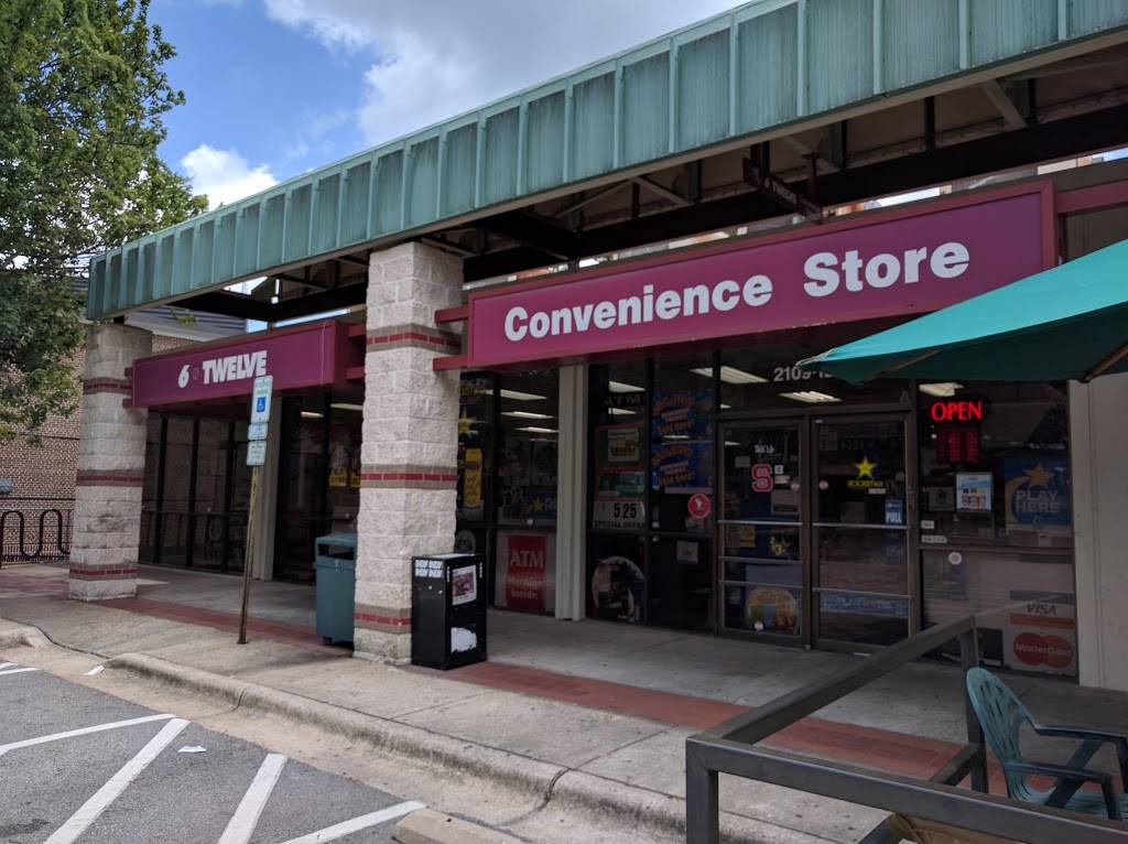 6 Twelve Convenience Store | 2109 Avent Ferry Rd, Raleigh, NC 27606, USA | Phone: (919) 834-4657