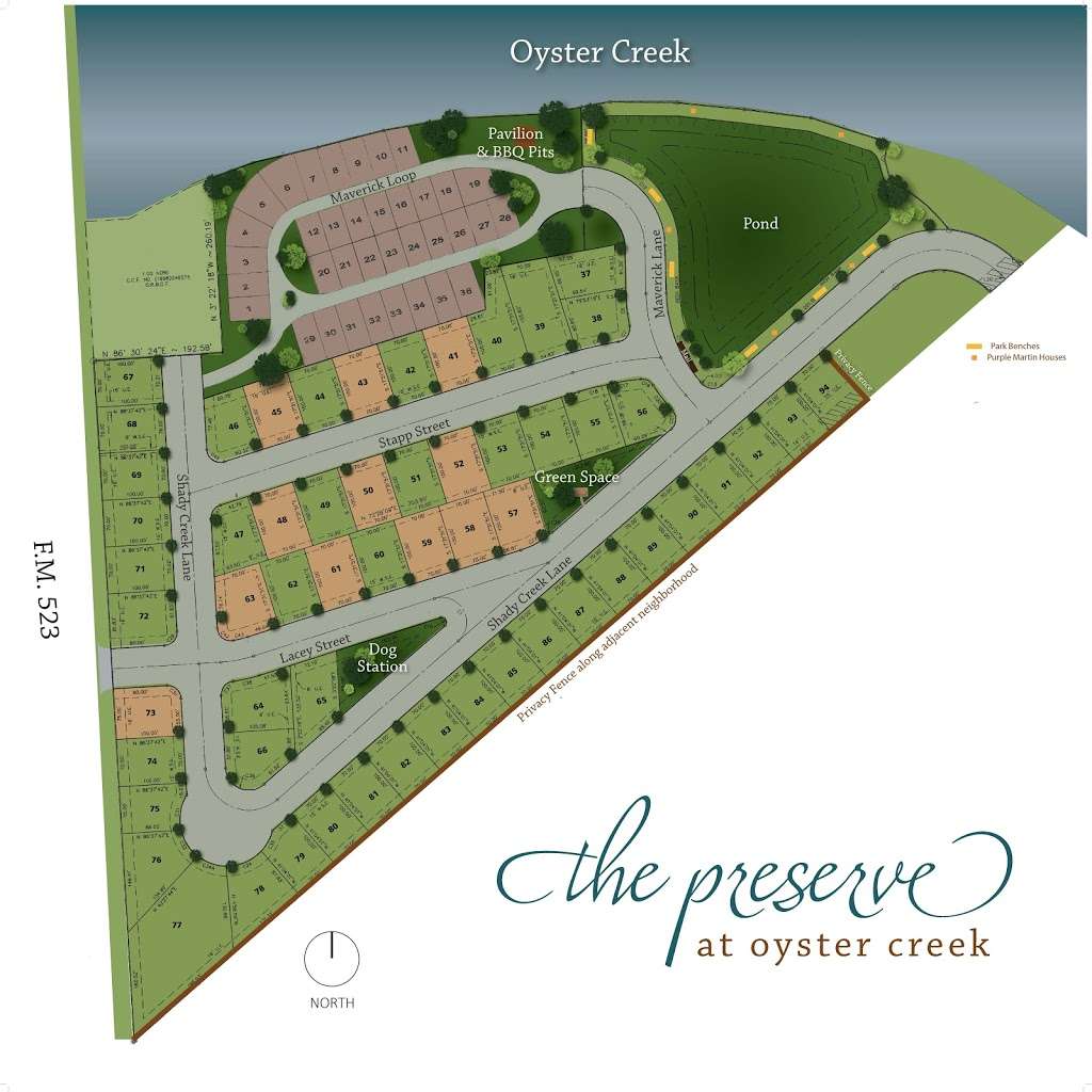 The Preserve at Oyster Creek | 3115 Shady Creek Ln, Oyster Creek, TX 77541, USA | Phone: (979) 233-9130