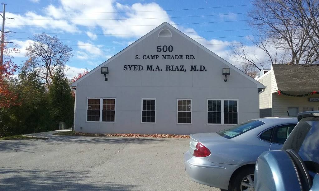 Dr. Syed M Riaz MD | 500 S Camp Meade Rd # 4, Linthicum Heights, MD 21090 | Phone: (410) 691-2302