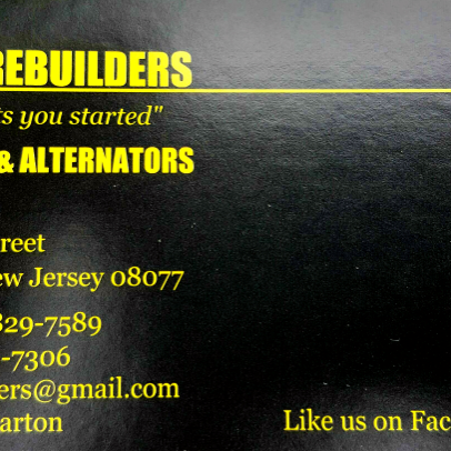 JEBCO STARTERS & ALTERNATORS | 609 Main St, Riverton, NJ 08077, USA | Phone: (856) 829-7589