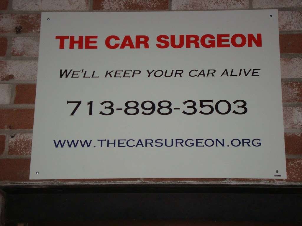 The Car Surgeon | 4308 Town Plaza Dr, Houston, TX 77045, USA | Phone: (713) 898-3503