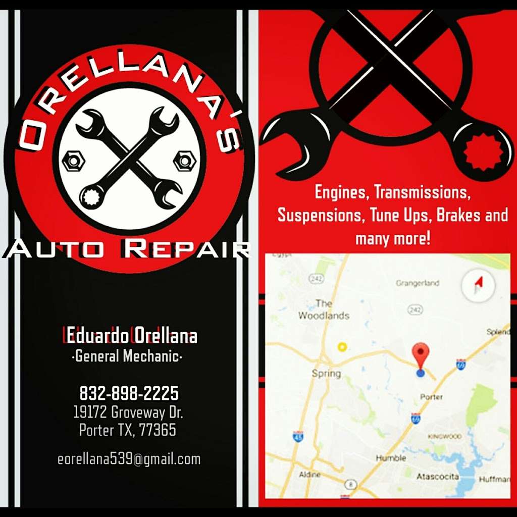Orellanas Auto Repair | 19172 Groveway Dr, Porter, TX 77365, USA | Phone: (832) 898-2225