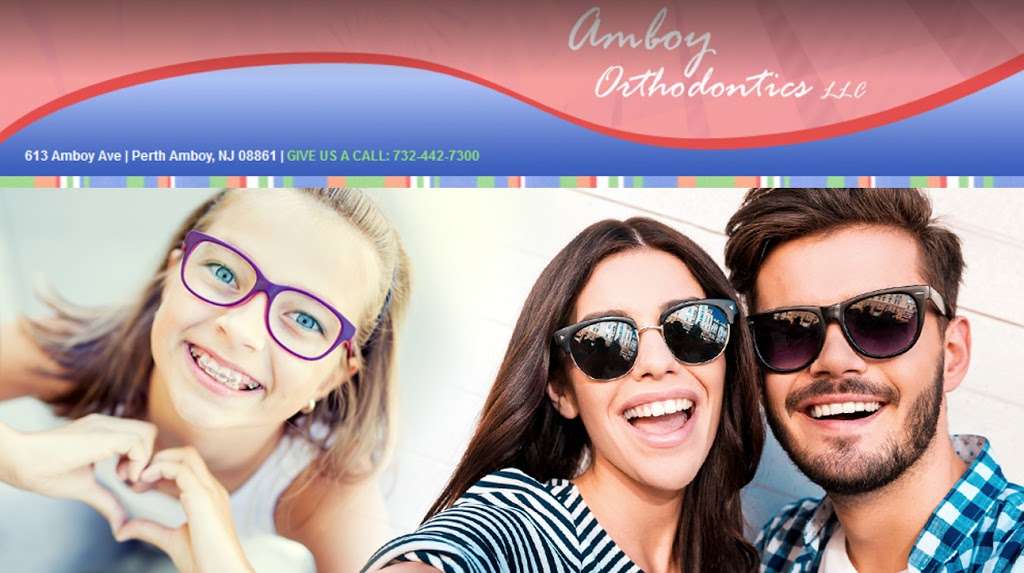 Amboy Orthodontics | 613 Amboy Ave Suite 102, Perth Amboy, NJ 08861, USA | Phone: (732) 442-7300