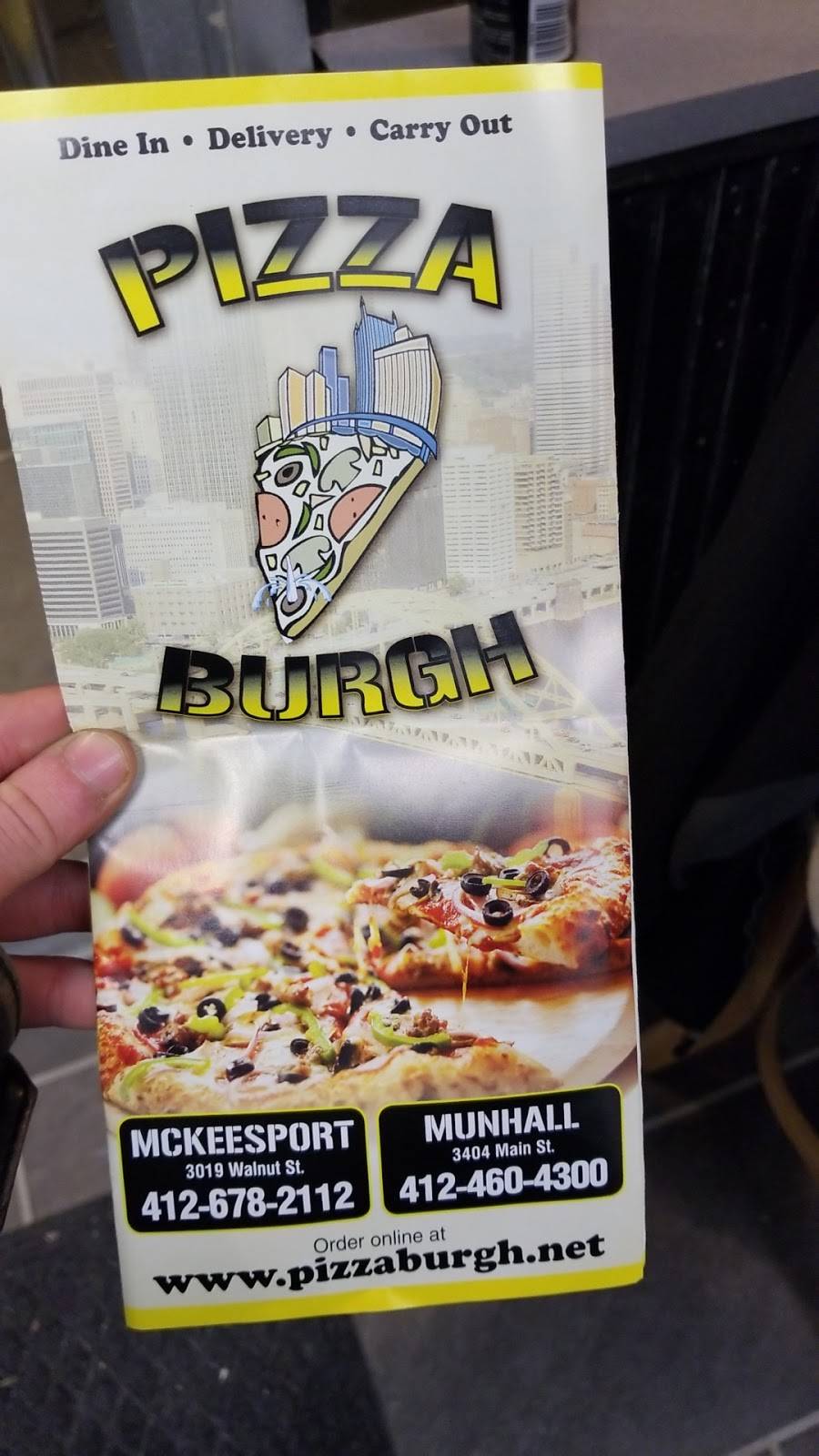 Pizza Burgh | 3404 Main St, Munhall, PA 15120, USA | Phone: (412) 460-4300