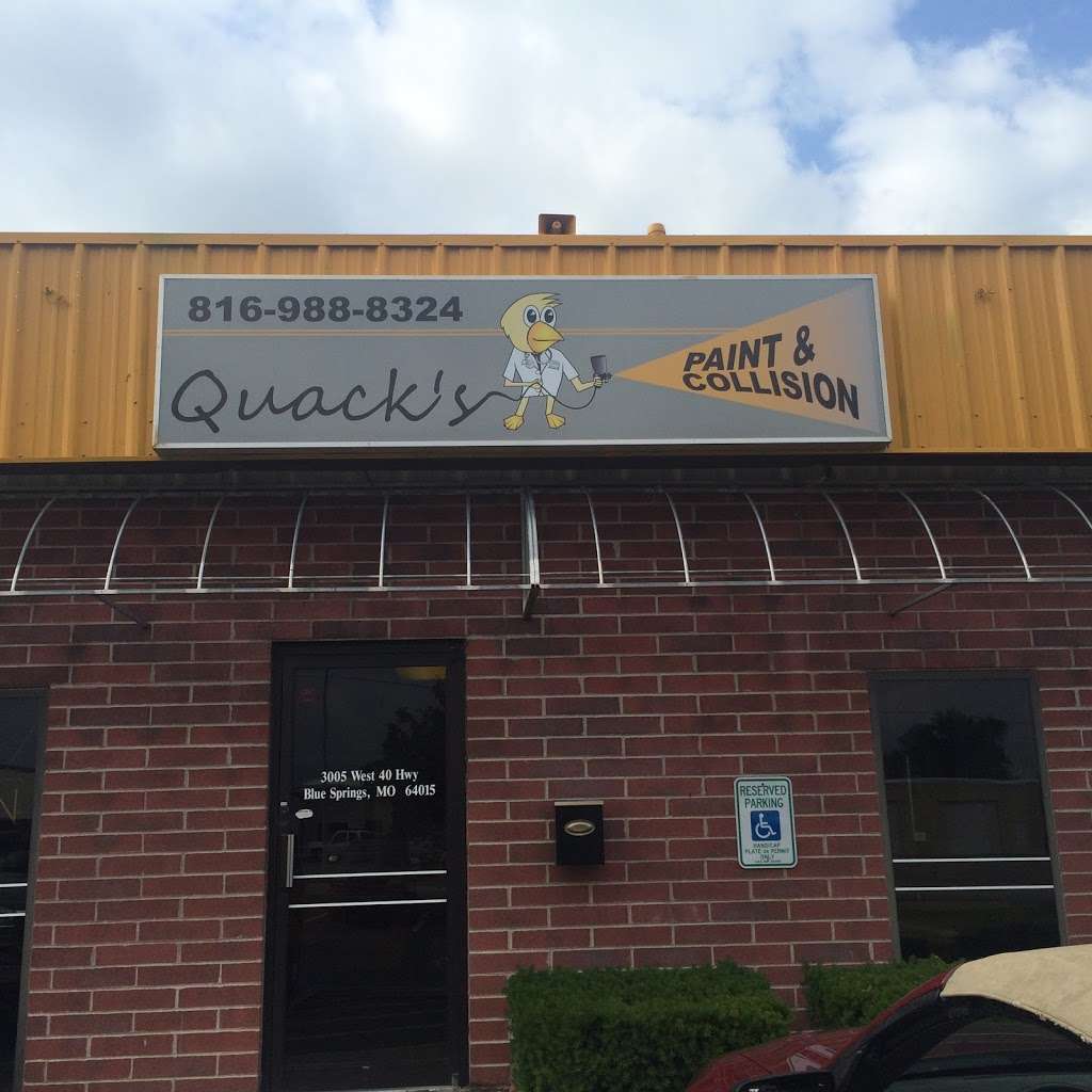 Quacks Paint And Collision | 3005 US-40, Blue Springs, MO 64015, USA | Phone: (816) 988-8324