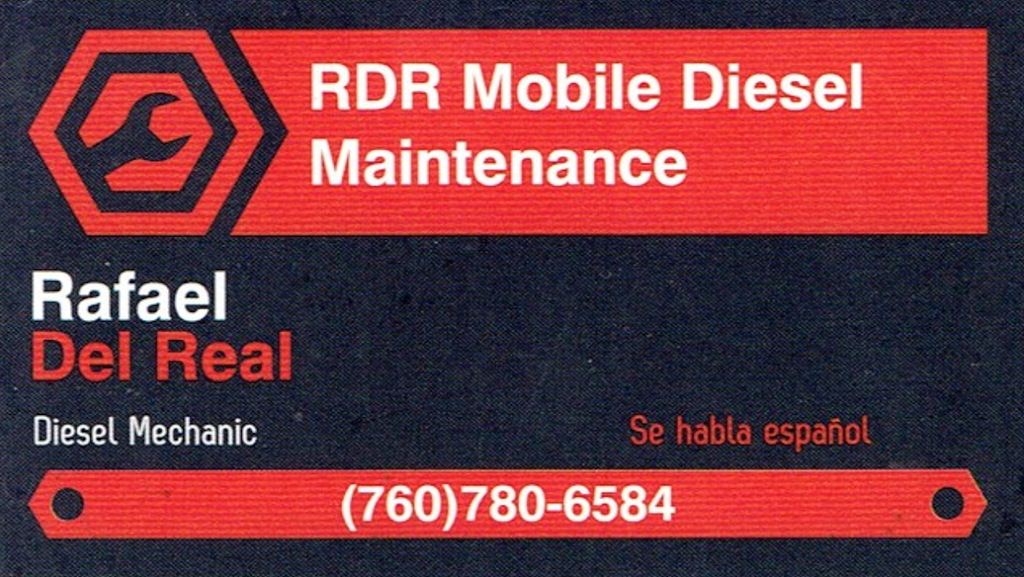 RDR Mobile Diesel Maintenance | 15146 Mesquite St, Hesperia, CA 92345, USA | Phone: (760) 780-6584