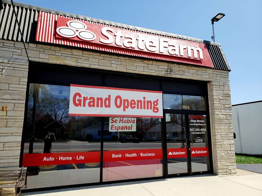 Diego Mendez - State Farm Insurance Agent | 3059 Sheridan Rd, Zion, IL 60099, USA | Phone: (847) 246-4006