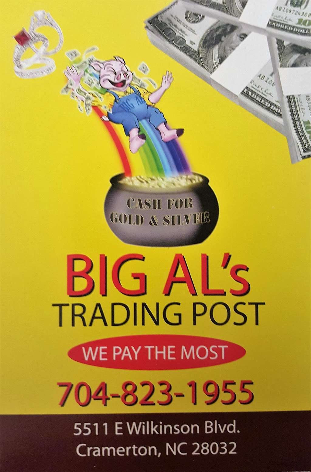 Big Als Trading Post | 5511 East Wilkinson Blvd, Cramerton, NC 28032, USA | Phone: (704) 823-1955