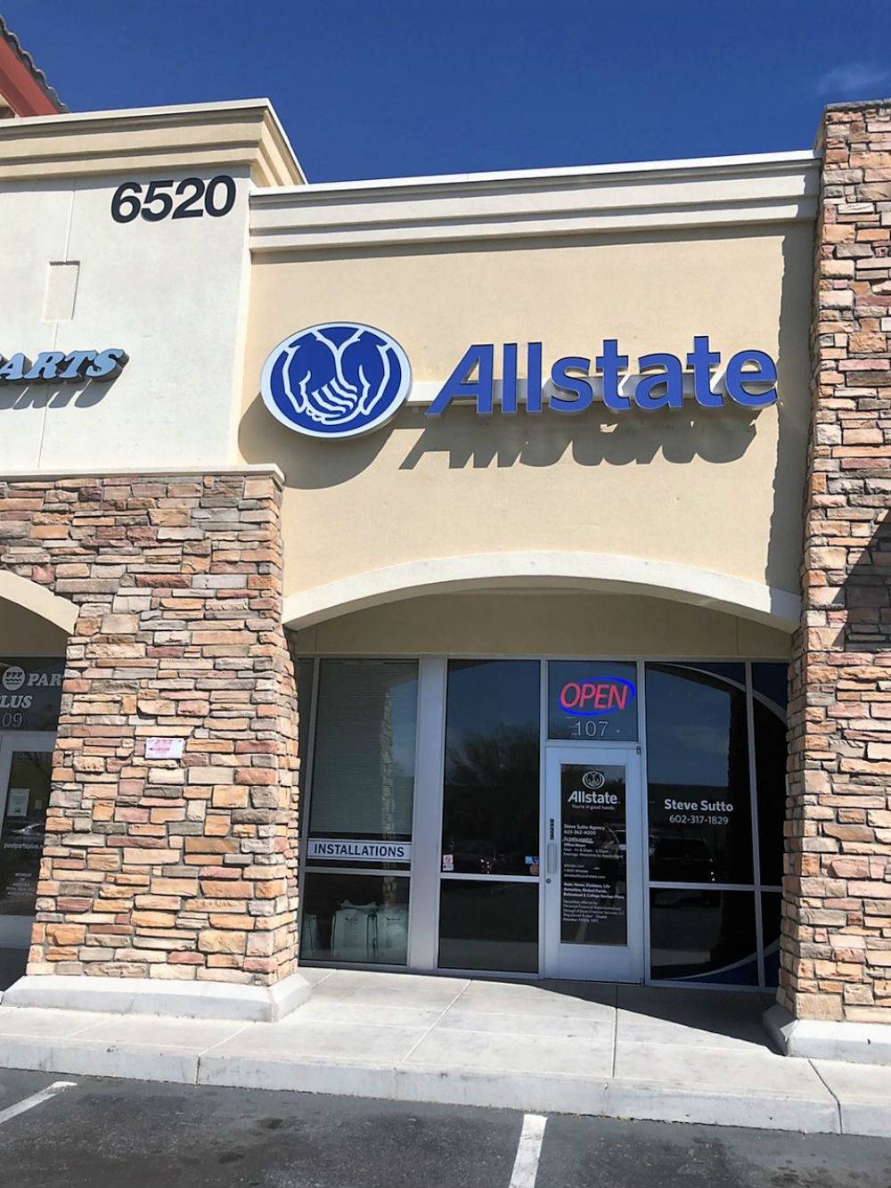 Steve Sutto: Allstate Insurance | 6520 W Happy Valley Rd Ste B107, Glendale, AZ 85310, USA | Phone: (623) 362-4000