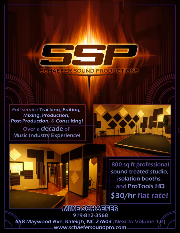 Schaefer Sound Productions | 658 Maywood Ave, Raleigh, NC 27603, USA | Phone: (919) 812-3568