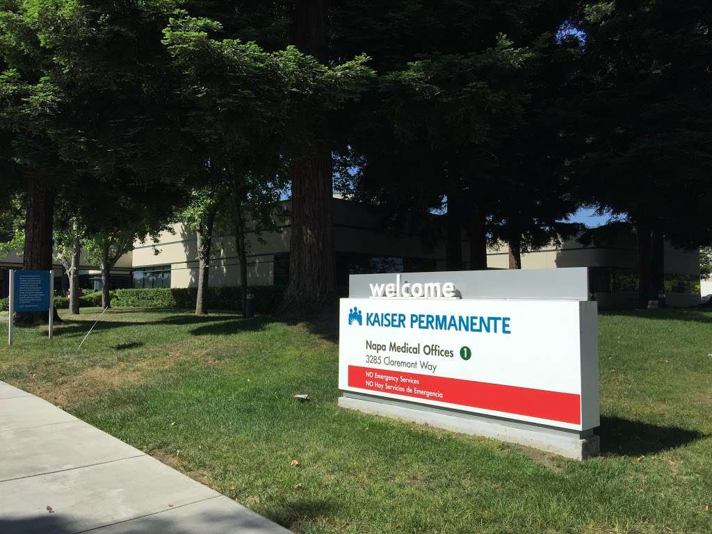 Kaiser Permanente Napa Medical Offices | 3285 Claremont Way, Napa, CA 94558, USA | Phone: (707) 258-2500