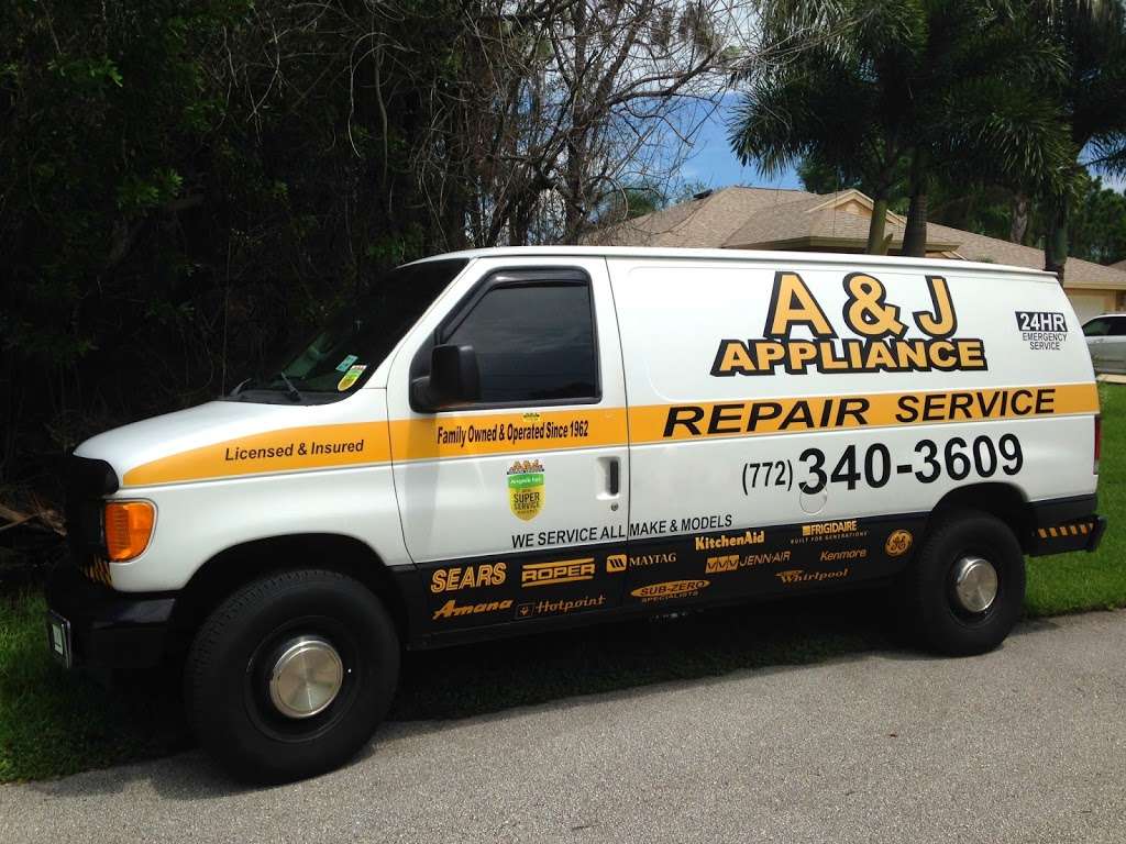 A & J Appliance Repair Service | 6526 S Kanner Hwy #194, Stuart, FL 34997, USA | Phone: (772) 340-3609