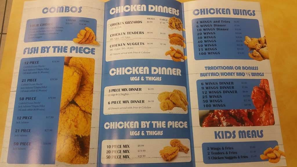 Blue Sharks Fish and Chicken of South Chicago Heights | 3332 Chicago Rd, South Chicago Heights, IL 60411 | Phone: (708) 755-5700