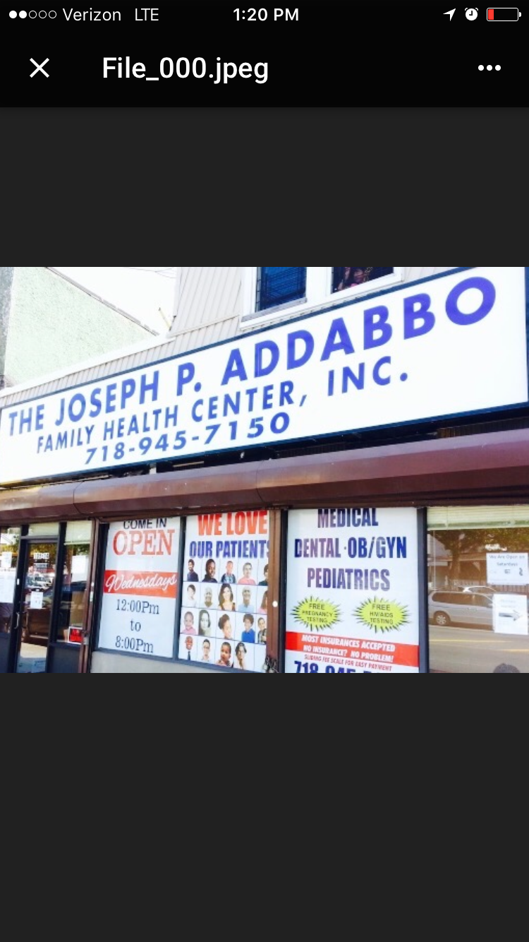 The Joseph P. Addabbo Family Health Center | 105-34 Rockaway Blvd, Jamaica, NY 11417, USA | Phone: (718) 945-7150