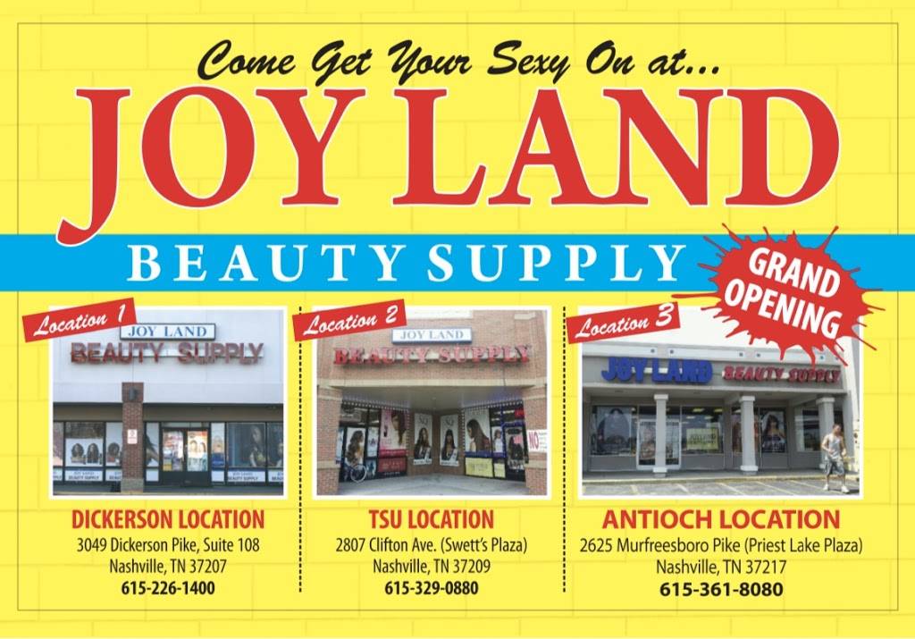 Joyland Beauty Supply | 2807 Clifton Ave, Nashville, TN 37209, USA | Phone: (615) 329-0880