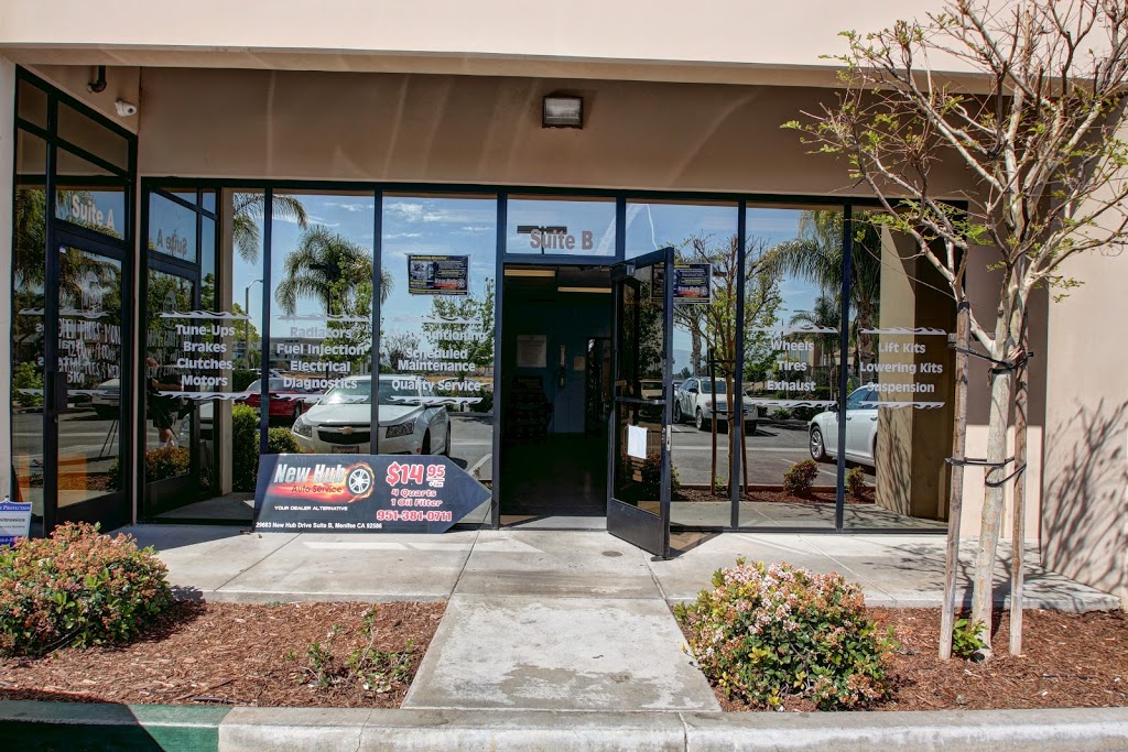 New Hub Auto Service | 29683 New Hub Dr Suite B, Menifee, CA 92586, USA | Phone: (951) 672-2002