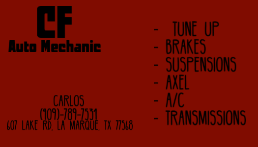 Carlos Auto Repair Shop | 607 Lake Rd, La Marque, TX 77568, USA | Phone: (409) 789-7531