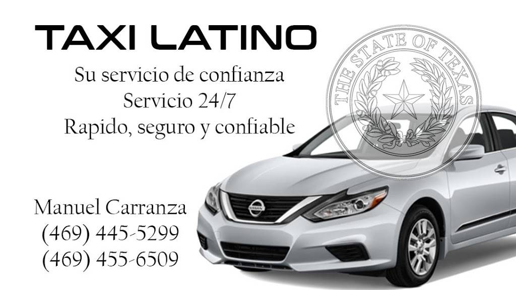 Taxi Hispano, Latino | 9877 Brockbank Dr #122, Dallas, TX 75220, USA | Phone: (469) 445-5299