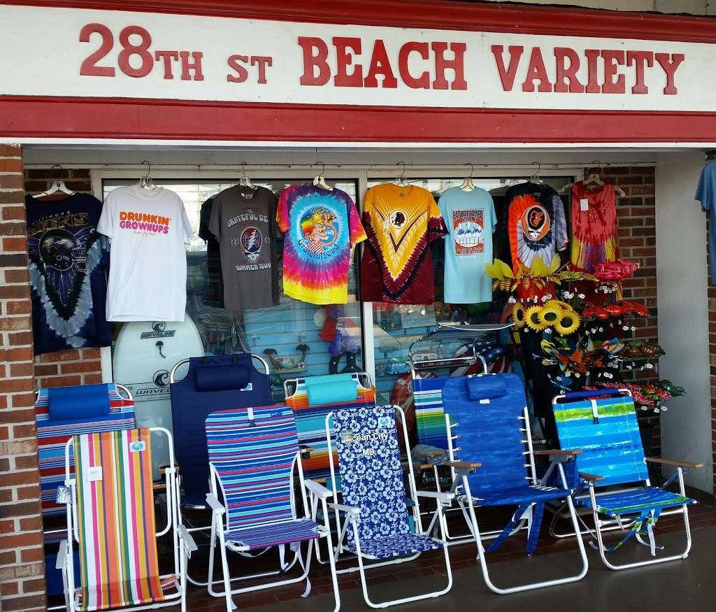 28th St Beach Variety | 2802 Philadelphia Ave, Ocean City, MD 21842, USA | Phone: (443) 783-1158