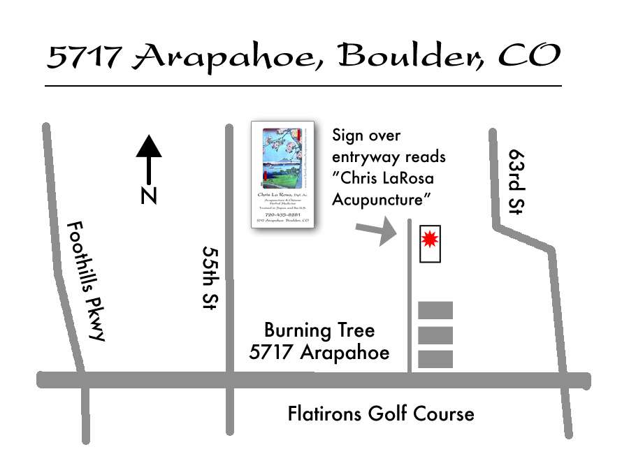 Chris La Rosa Acupuncture | 5717 Arapahoe Ave, Boulder, CO 80303, USA | Phone: (720) 435-8281