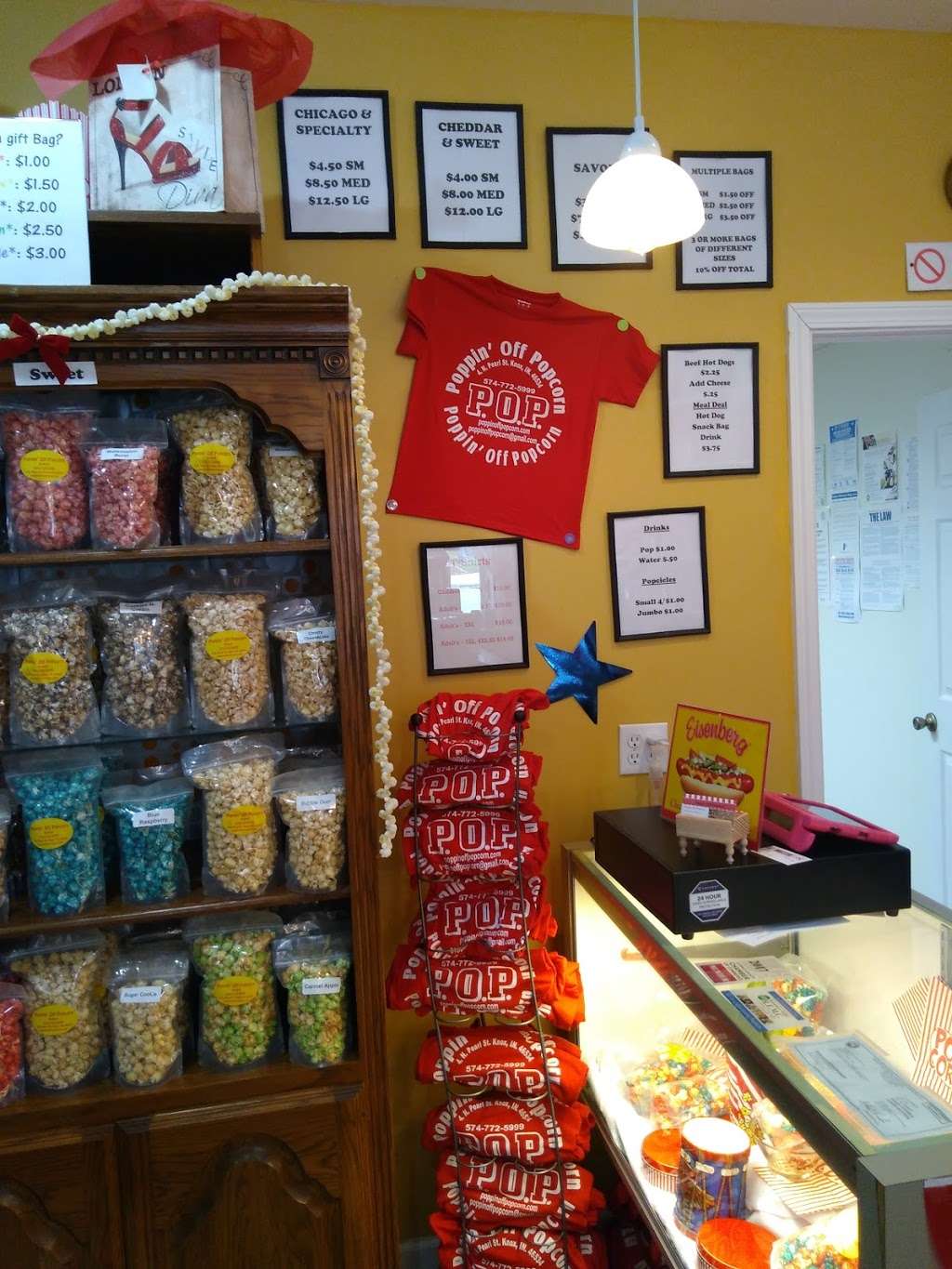 Poppin Off Popcorn | 4 N Pearl St, Knox, IN 46534, USA | Phone: (574) 772-5999