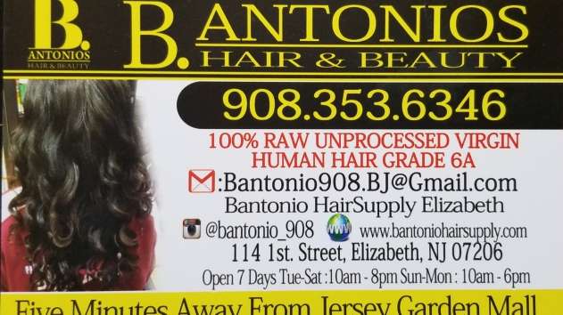 B. Antonios Hair & Beauty Supply | 114 1st St, Elizabeth, NJ 07206 | Phone: (908) 353-6346