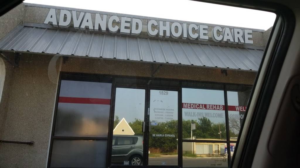 Advanced Choice Care | 1829 8th Ave, Fort Worth, TX 76110, USA | Phone: (817) 927-9988