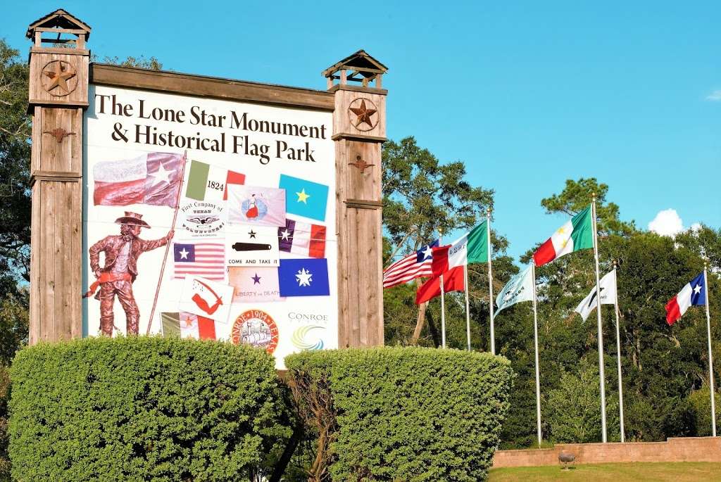 The Lone Star Monument & Historical Flag Park | Interstate 45 N, Conroe, TX 77301, USA | Phone: (936) 522-3842