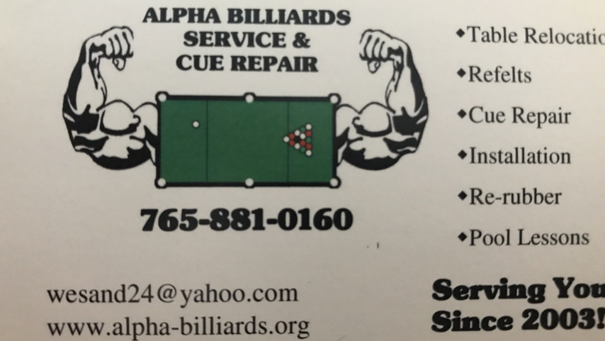 Crander Billiards Service and Cue Repair | 188 N Furlong Dr, Lafayette, IN 47905, USA | Phone: (765) 881-0160