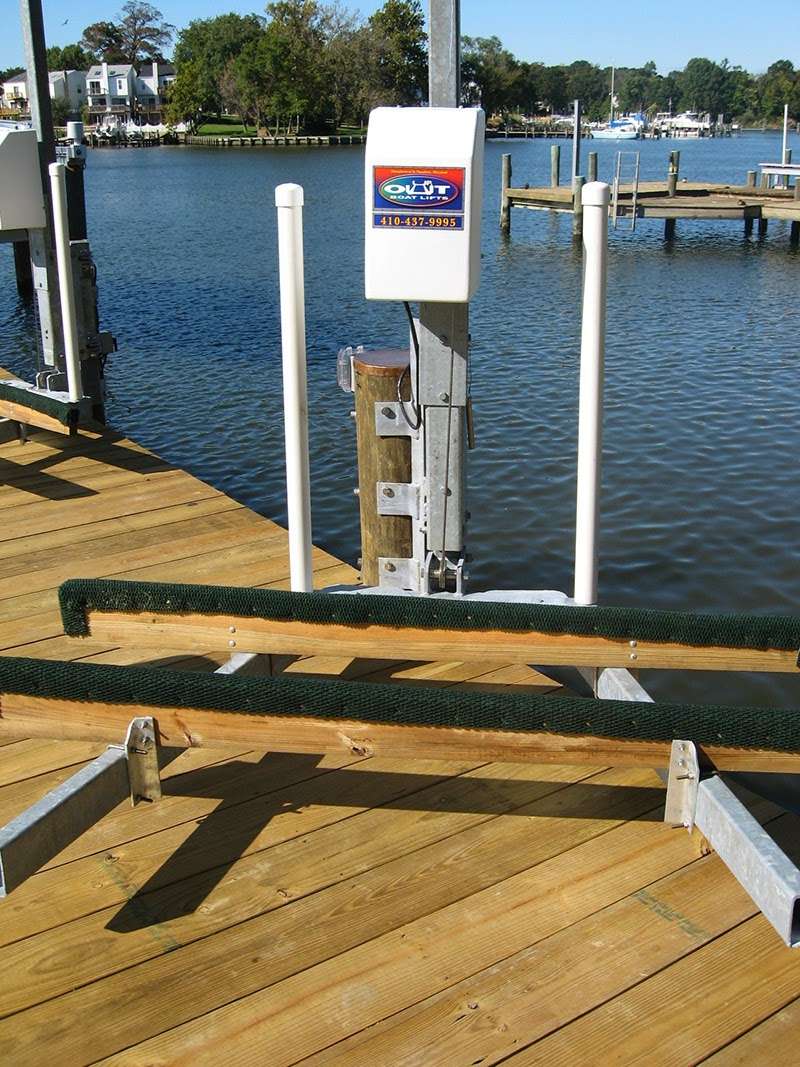 Up & Out Boat Lifts | 7966 Solley Rd, Glen Burnie, MD 21060, USA | Phone: (410) 437-4445