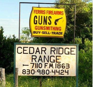 Cedar Ridge Range Shop | 7110 FM1863, Bulverde, TX 78163, USA | Phone: (210) 875-8479