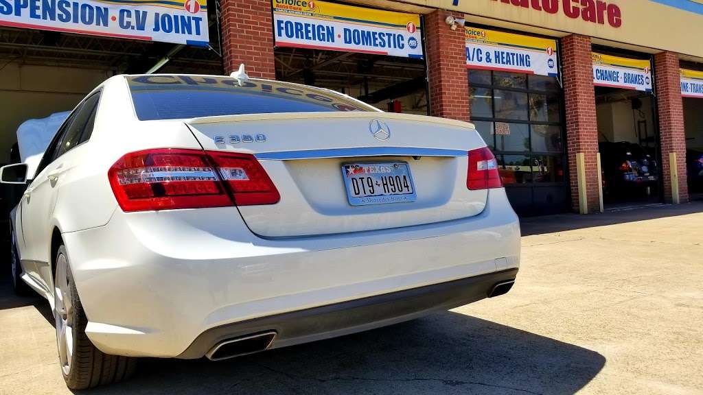 Choice 1 Auto Care | 4420 Hwy 6 N, Houston, TX 77084, USA | Phone: (281) 858-7888