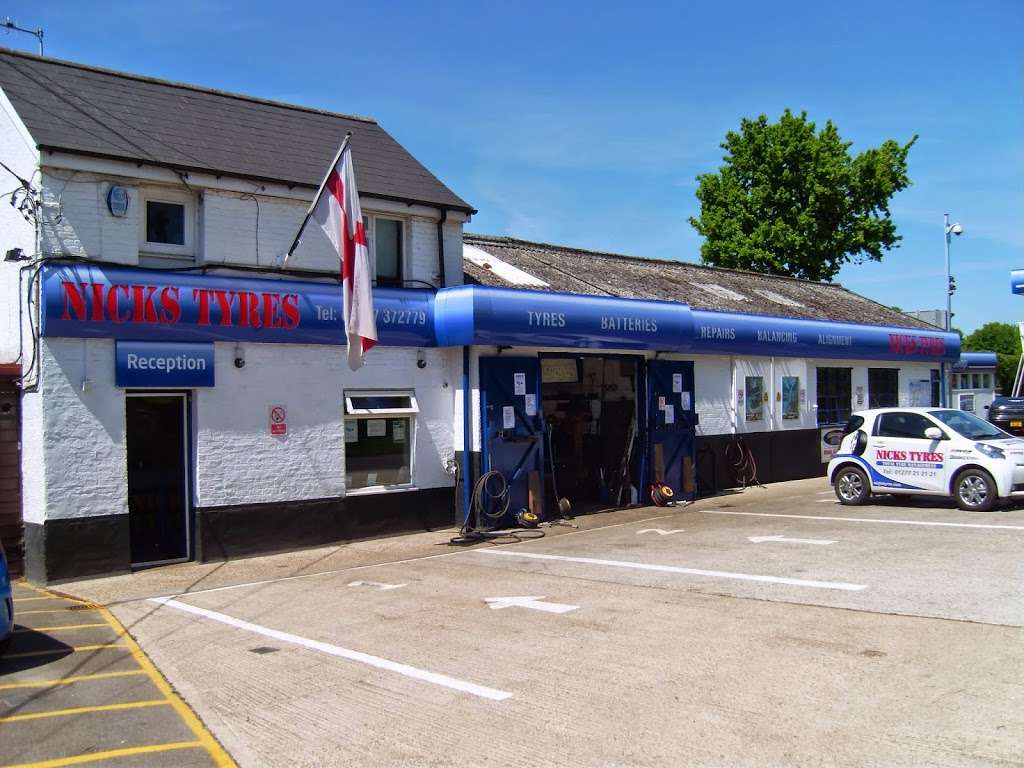 NICKS TYRES LTD | Bentley Garage, Ongar Rd, Brentwood CM15 9SB, UK | Phone: 01277 372779