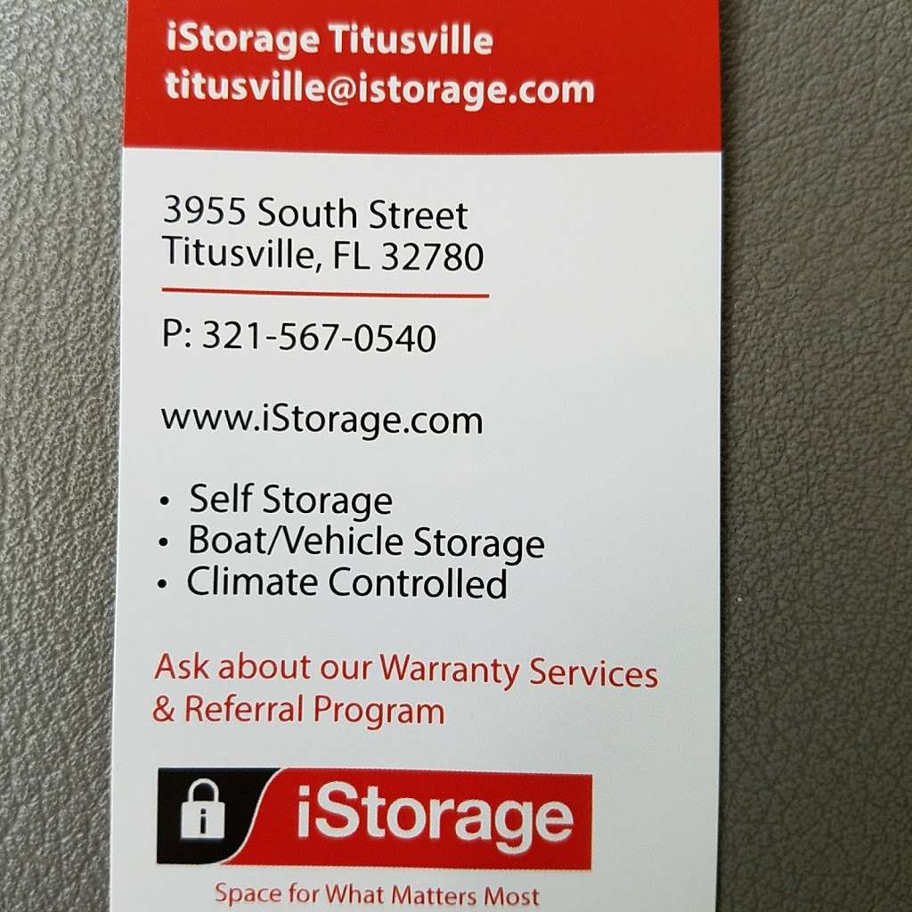 iStorage Self Storage | 3955 South St, Titusville, FL 32780, USA | Phone: (321) 243-0009