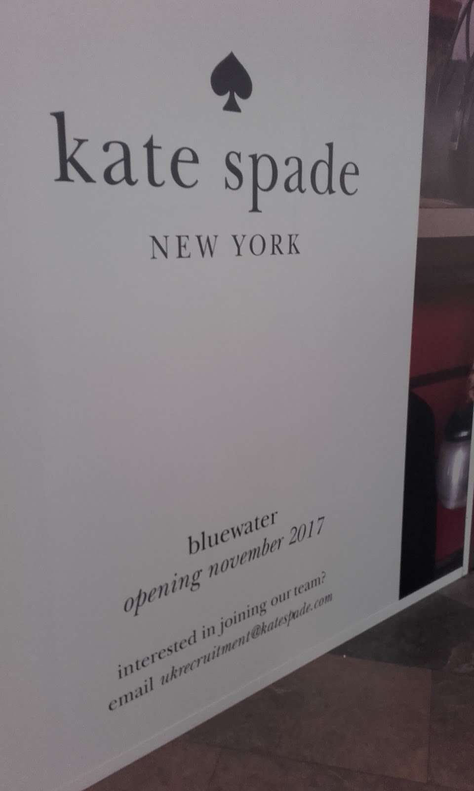 Kate Spade New York | Bluewater Pkwy, Dartford, Greenhithe DA9 9ST, UK | Phone: 01322 382682