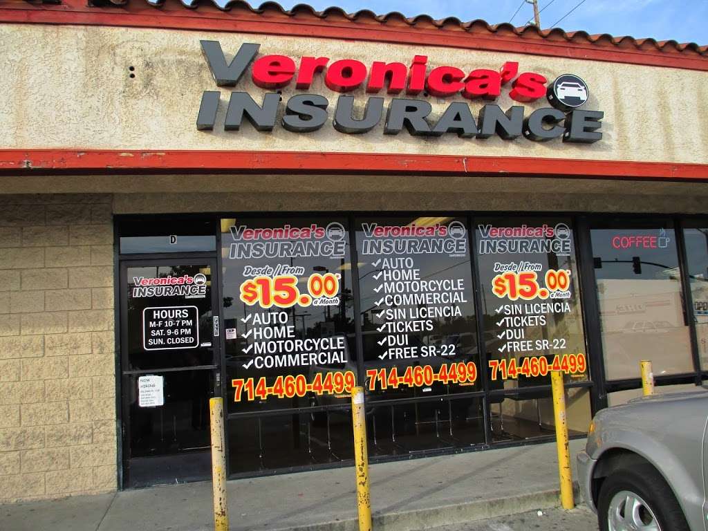 Veronicas Insurance | 404 N Grand Ave, Santa Ana, CA 92701, USA | Phone: (714) 559-3506