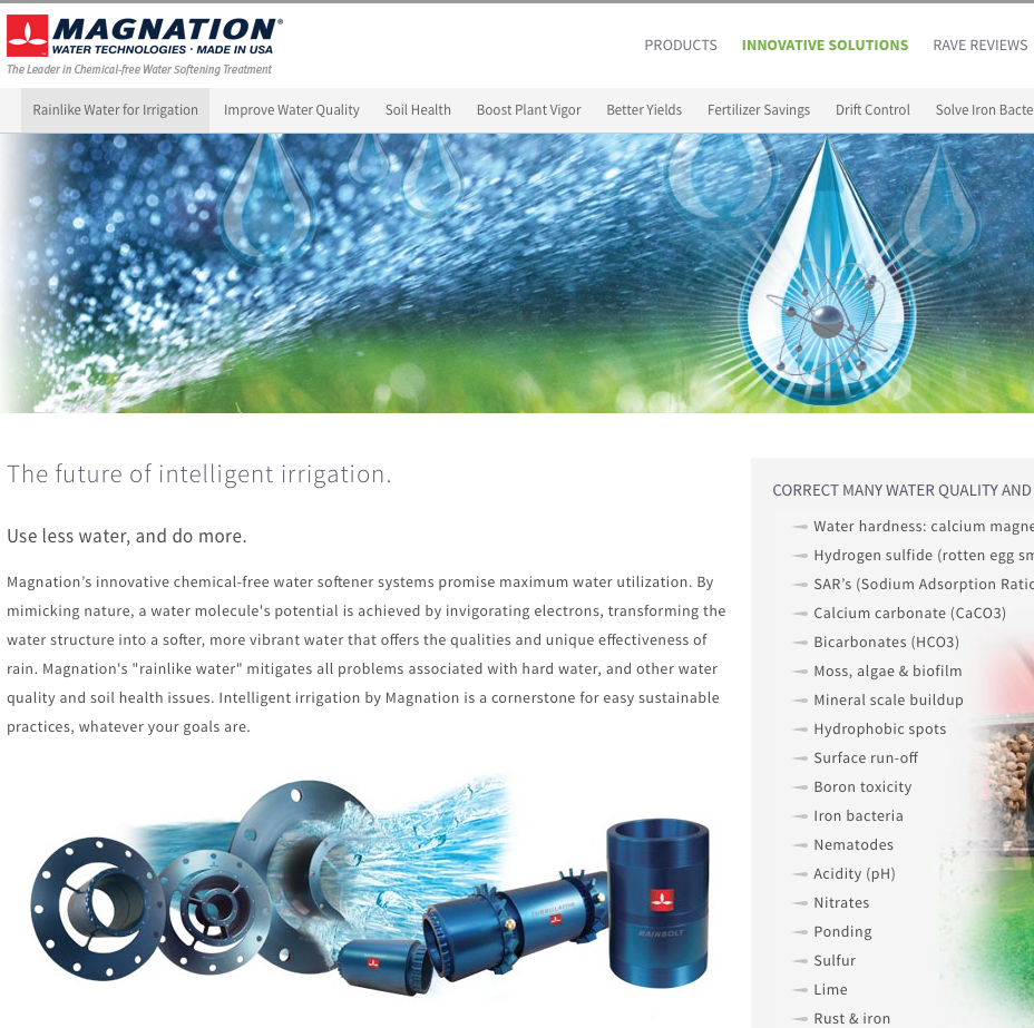 Magnation Water Technologies | 660 4th St, Oakland, CA 94607, USA | Phone: (888) 820-0363
