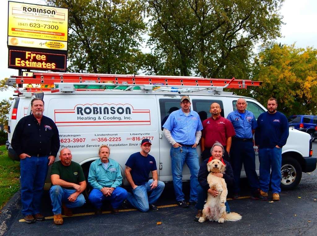 Robinson Heating & Cooling Inc | 2413 Washington St, Waukegan, IL 60085, USA | Phone: (847) 623-7300