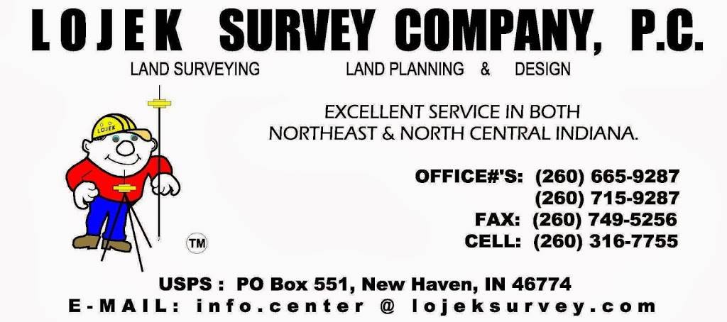 Lojek Survey Co | 9030 Woodridge Dr, New Haven, IN 46774, USA | Phone: (260) 715-9287