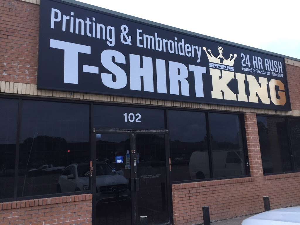 T-SHIRT KING (SCREEN PRINTING, EMBROIDERY, FULL COLOR BANNER) | 7798 Harwin Dr #102, Houston, TX 77036, USA | Phone: (713) 909-5050