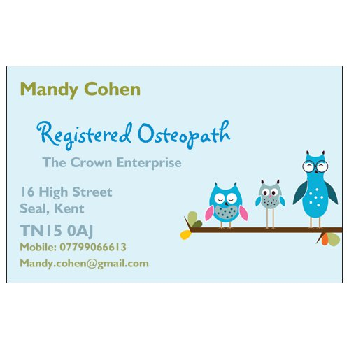 Mandy Cohen Osteopathy | The Crown Enterprise, 16 High Street, Seal TN15 0AJ, UK | Phone: 07799 066613