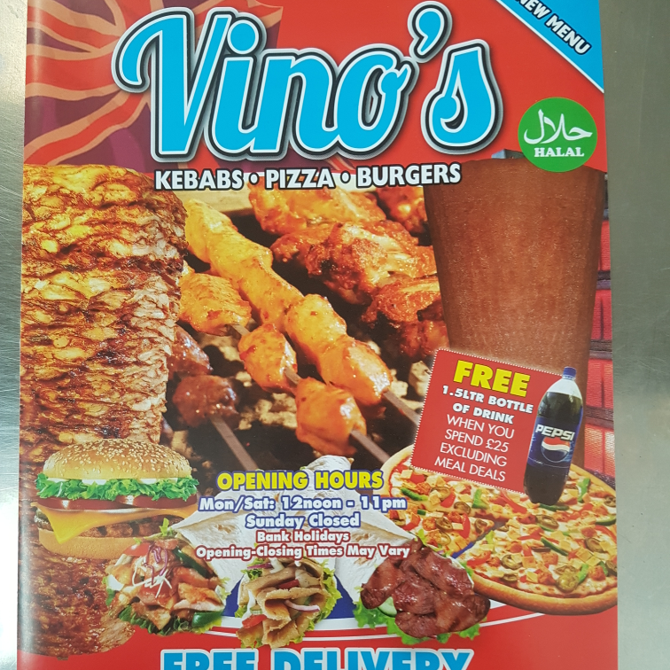 Vinos Kebab | 414 Oakleigh Rd N, London N20 0RZ, UK | Phone: 020 8361 6726