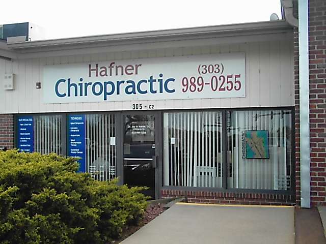 Hafner Chiropractic | 305 S Kipling St #2, Lakewood, CO 80226, USA | Phone: (303) 989-0255