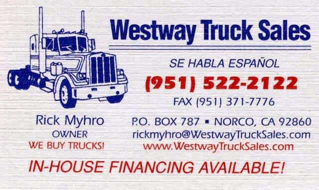 Westway Truck Sales | Norco, CA 92860 | Phone: (951) 522-2122