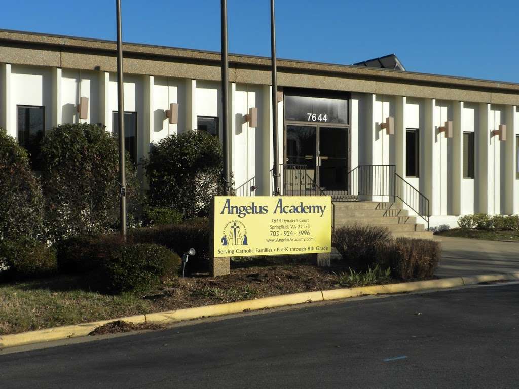 Angelus Academy | 7644 Dynatech Ct, Springfield, VA 22153 | Phone: (703) 924-3996