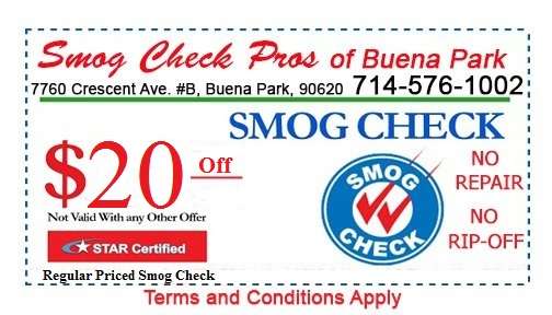 Smog Check | 7760 Crescent Ave B, Buena Park, CA 90620, USA | Phone: (714) 576-1002