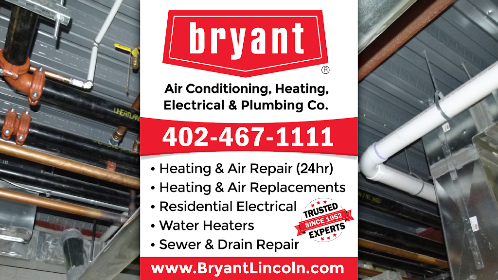 Bryant Air Conditioning, Heating, Electrical & Plumbing | 3324 Ox Bow Cir, Lincoln, NE 68504, USA | Phone: (402) 467-1111