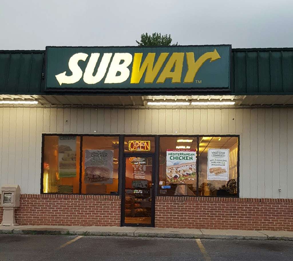 Subway Restaurants | 3790 Hedgesville Rd Suite M, Hedgesville, WV 25427, USA | Phone: (304) 754-0060